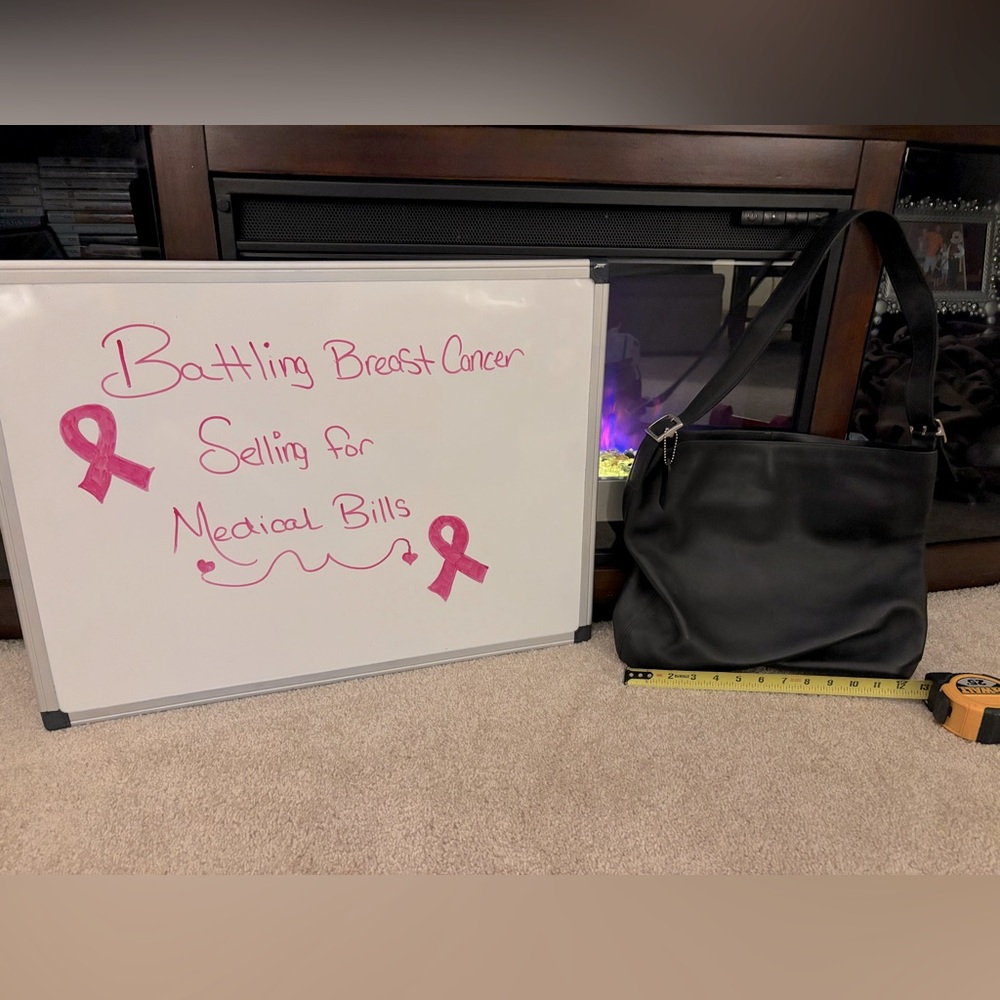 New Coach handbag. All black leather and black inside.